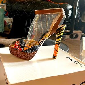 Aldo heels NEVER BEEN WORN